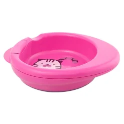 Chicco Piatti E Posate-Piatto Pappa Calda 6M+ Rosa