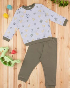 Prenatal Pigiami-Pigiama Bimbo Verde 
