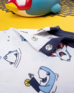 Prenatal Pigiami-Pigiama Corto Due Pessi Bimbo 