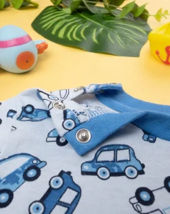 Prenatal Pigiami-Pigiama Due Pezzi Bimbo Azzurro Allover