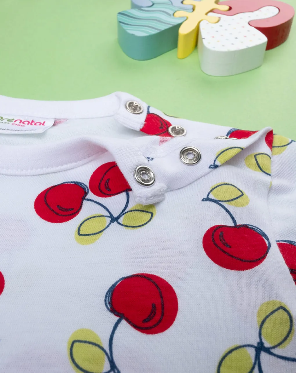 Prenatal Pigiami-Pigiama Jersey Bimba "Ciliegie”