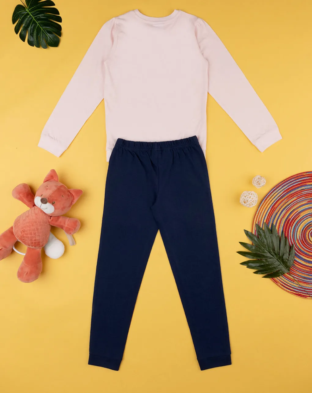 Prenatal Pigiami-Pigiama Jersey Bimba Rosa/Blu