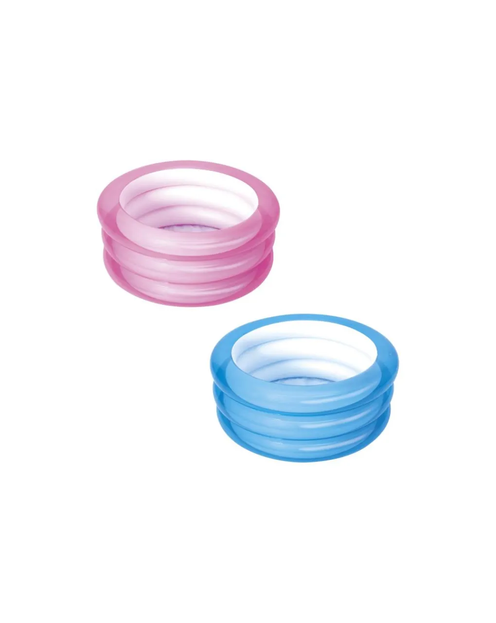 Bestway Piscine Braccioli E Salvagenti-Piscina A 3 Anelli E Fondo Gonfiabile 70×30 Cm - 2 Colori Assortiti -