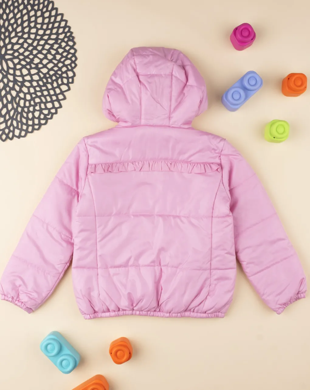 Prenatal Giubbotti E Piumini-Piumino Basic Girl Pink