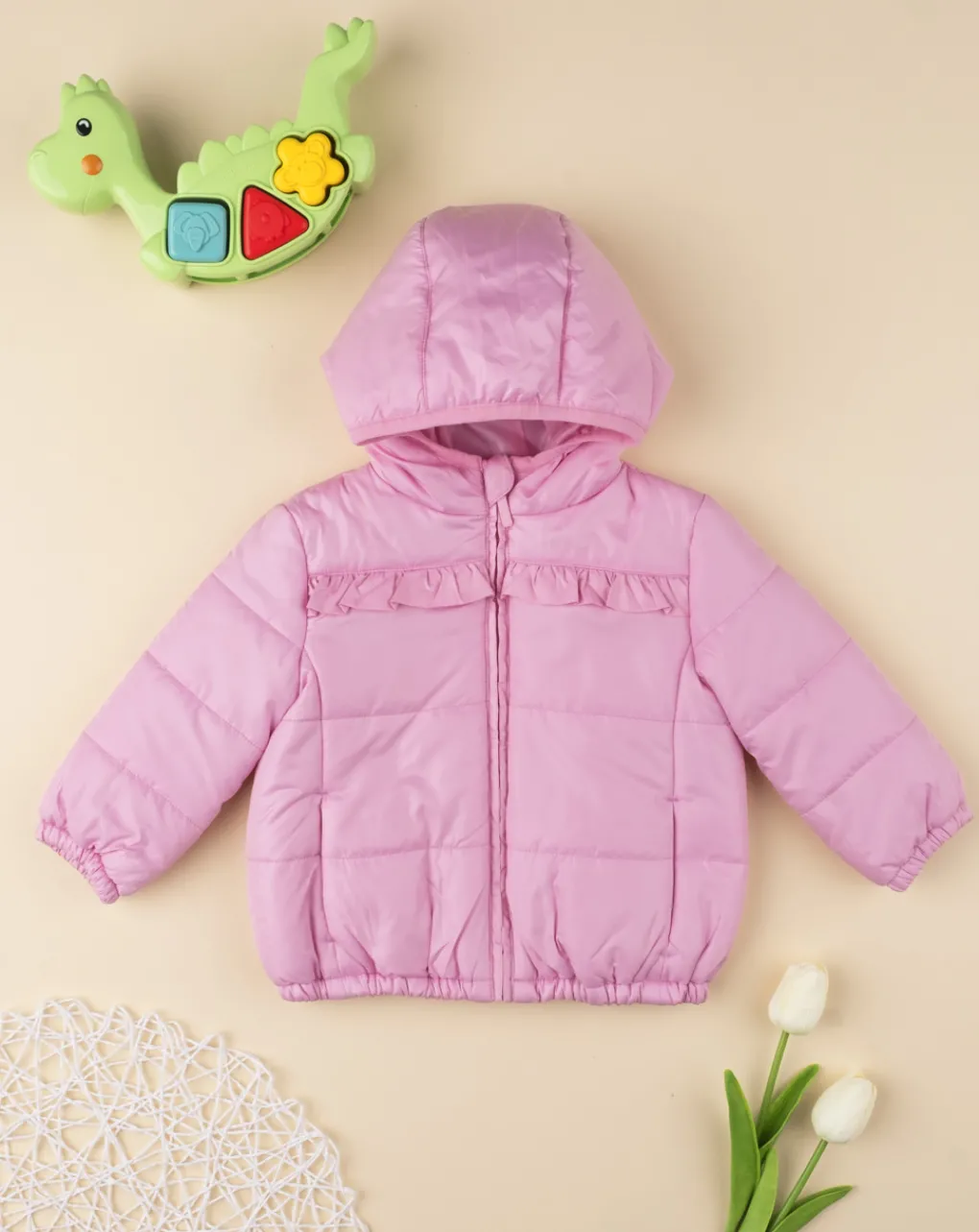 Prenatal Giubbini E Piumini-Piumino Basic Girl Pink