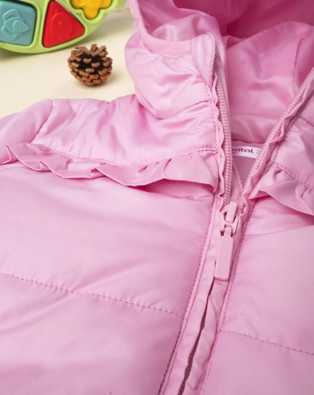 Prenatal Giubbini E Piumini-Piumino Basic Girl Pink