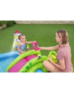 Bestway Piscine Braccioli E Salvagenti-Play Center Piccolo Astronauta 228X206X84 Cm -