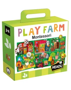 Headu Puzzle Per Bambini-Play Farm Montessori. Prime Scoperte Nella Fattoria! 2/4 Anni -