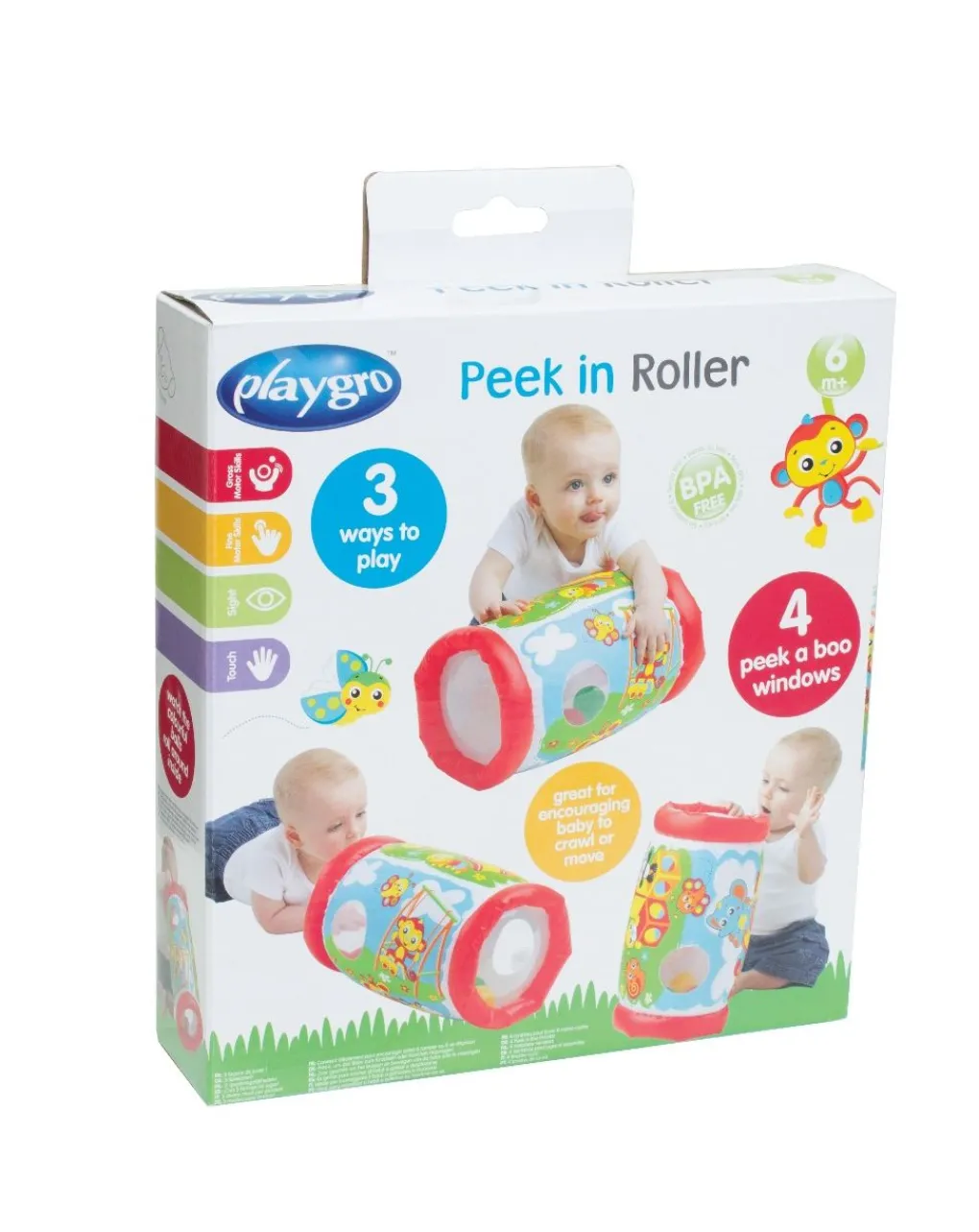 Playgro Giochi Primi Mesi-- Peek In Roller