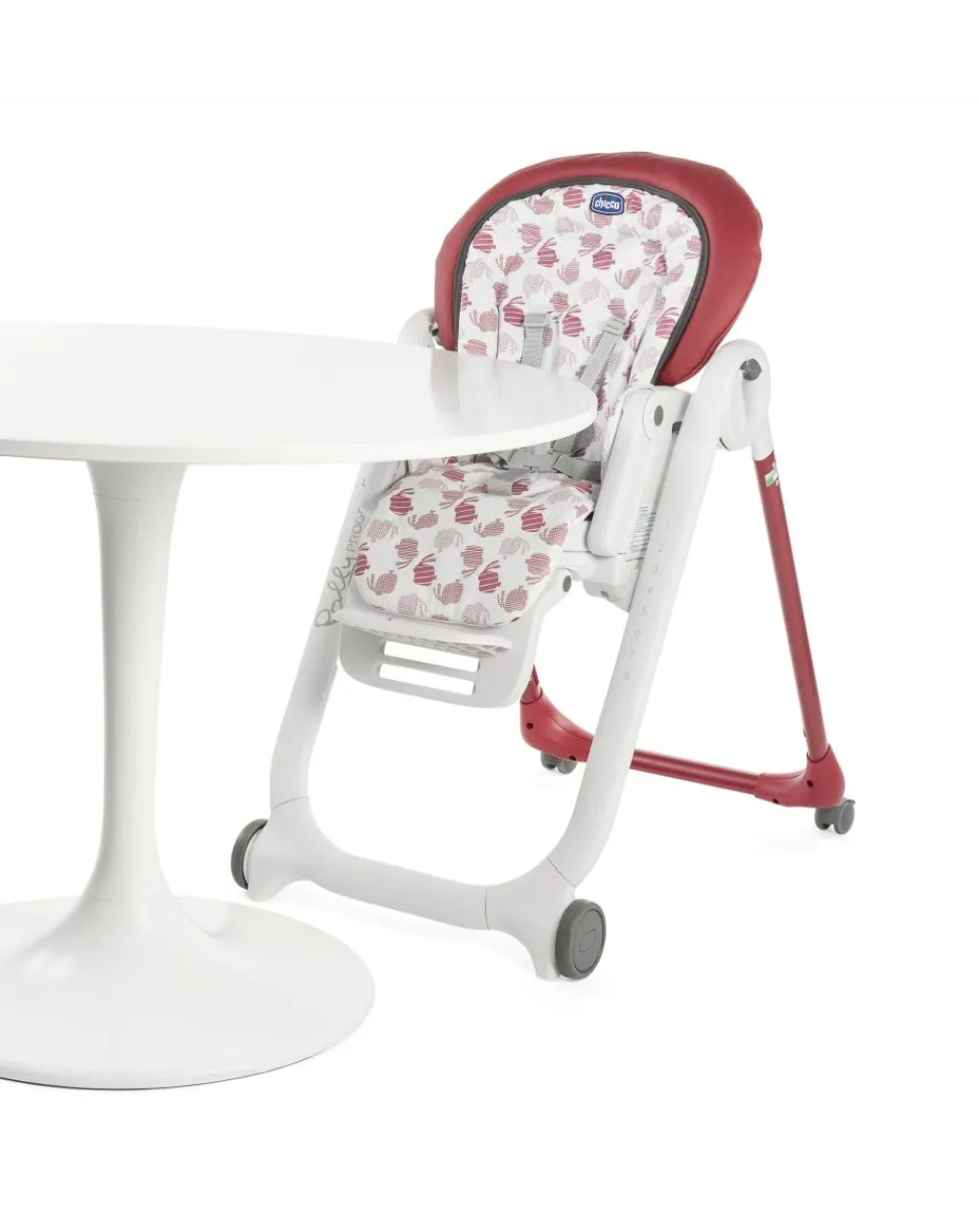 Chicco Seggioloni Pappa-Polly Progres5 - 4 Ruote Red