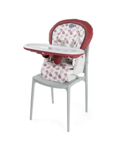 Chicco Seggioloni Pappa-Polly Progres5 - 4 Ruote Red