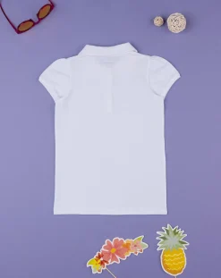 Prenatal Magliette E Camicie-Polo Basica Bambina Bianca