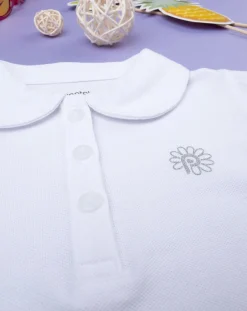 Prenatal Magliette E Camicie-Polo Basica Bambina Bianca