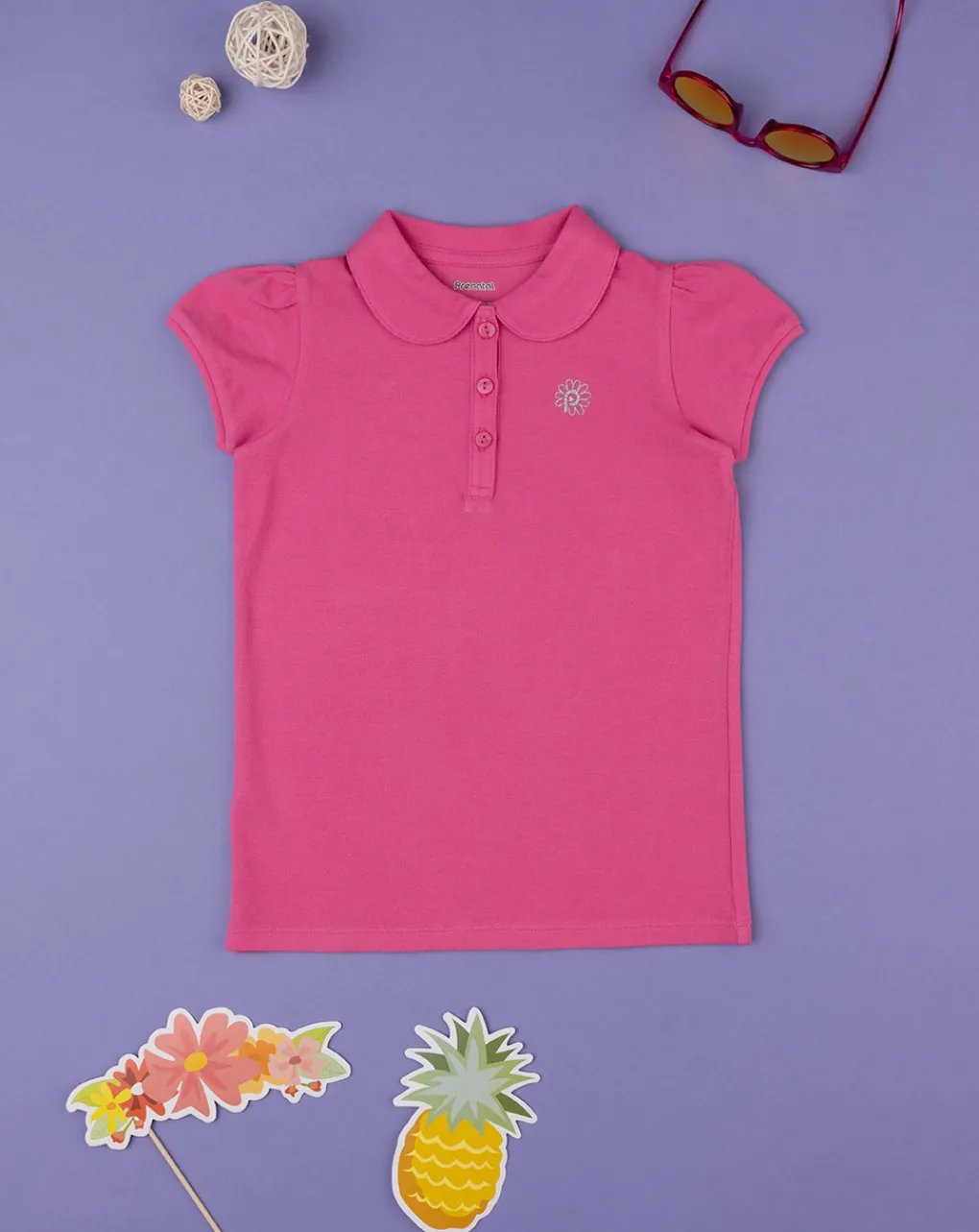 Prenatal Magliette E Camicie-Polo Basica Bambina Fucsia