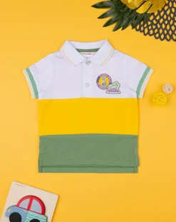 Prenatal Magliette Camicie E Body-Polo Maniche Corte Bambino Color Block