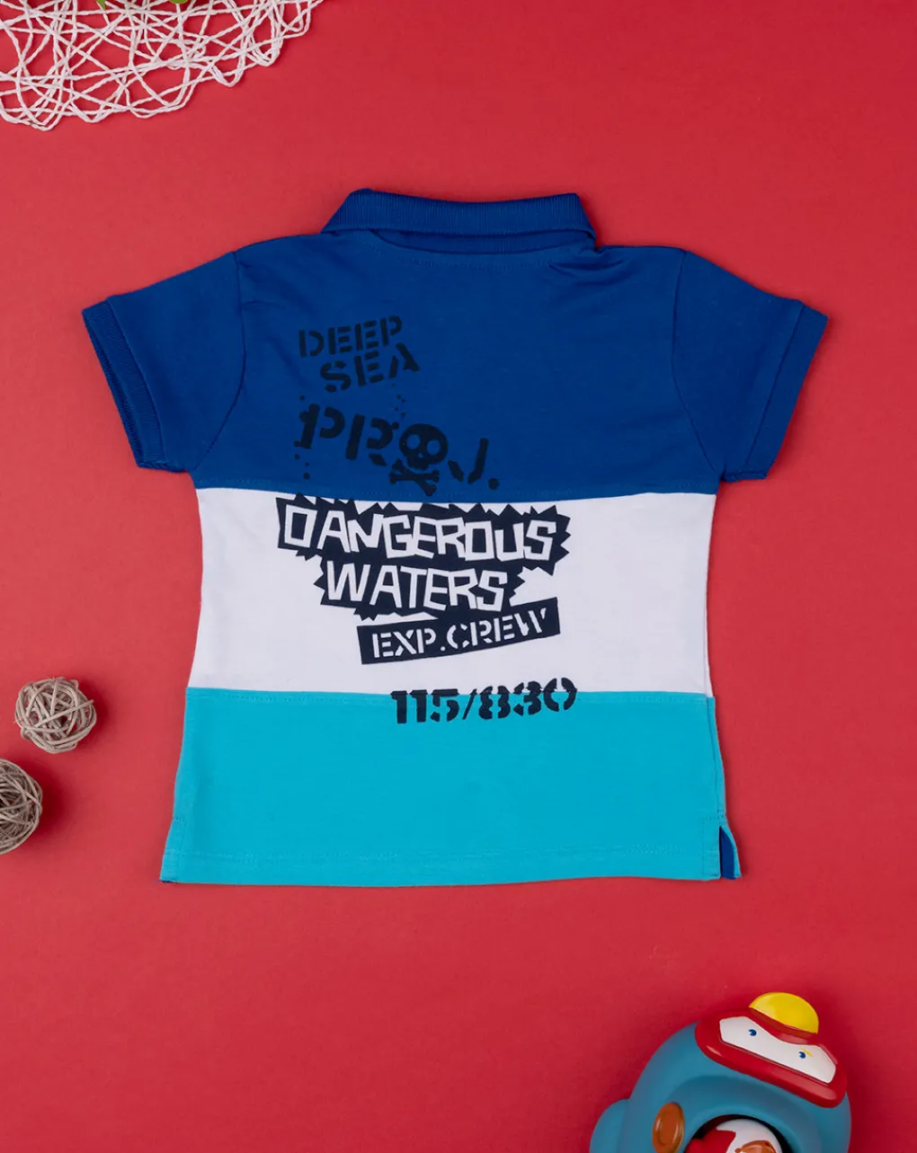 Prenatal Magliette Camicie E Body-Polo Mezza Manica Bimbo Jersey Color Block