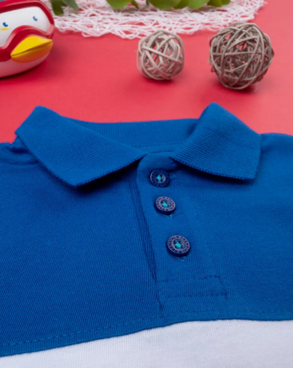 Prenatal Magliette Camicie E Body-Polo Mezza Manica Bimbo Jersey Color Block