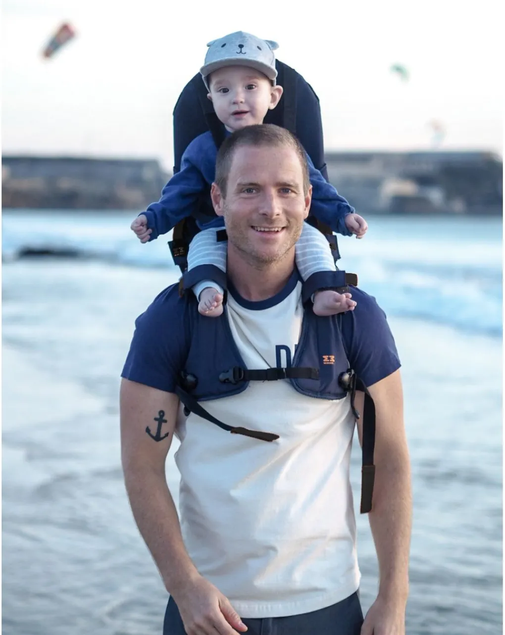 Minimeis Marsupi E Zaini-Porta Bimbo G4 Navy -