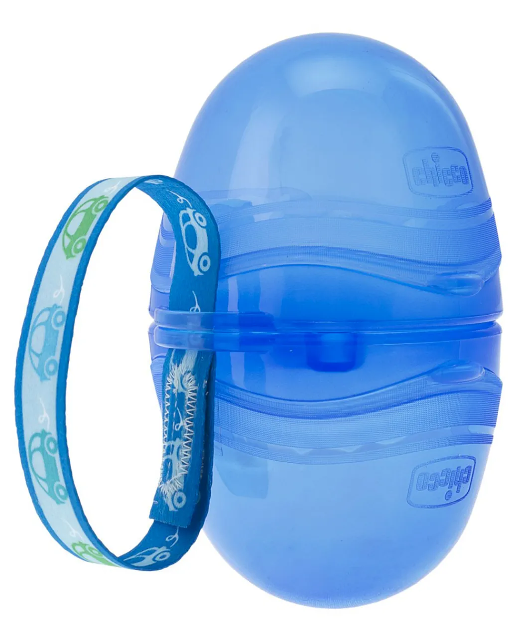 Chicco Succhietti-Porta Succhietto Doppio Blu