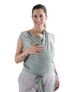 Boppy Marsupi E Zaini-Portabebe Comfyhug Silver Green
