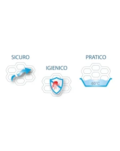 AirCuddle Navicelle-Prammy Safe Combo Materasso + Coprimaterasso 4 Strati Per Navetta