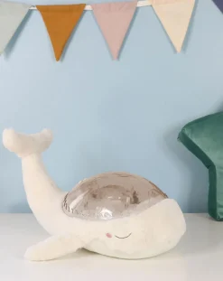 Cloud B Giostrine E Carillon Neonato-Proiettore Peluche Whale White -