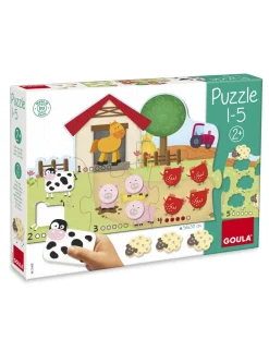 Goula Puzzle Per Bambini-Puzzle 1-5 -