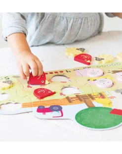 Goula Puzzle Per Bambini-Puzzle 1-5 -