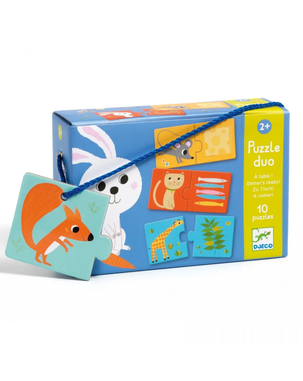 Djeco Giochi Didattici-Puzzle Duo Dinners’S Ready 10 Puzzle Di 2 Tessere -