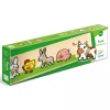 Djeco Giochi Didattici-Puzzle Farm’N’Co A Incastro - 5 Pezzi Di Legno -
