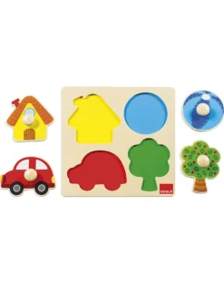 Goula Puzzle Per Bambini-Puzzle In Legno -