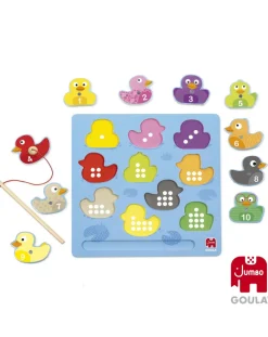 Goula Puzzle Per Bambini-Puzzle In Legno Papere Magnetico -