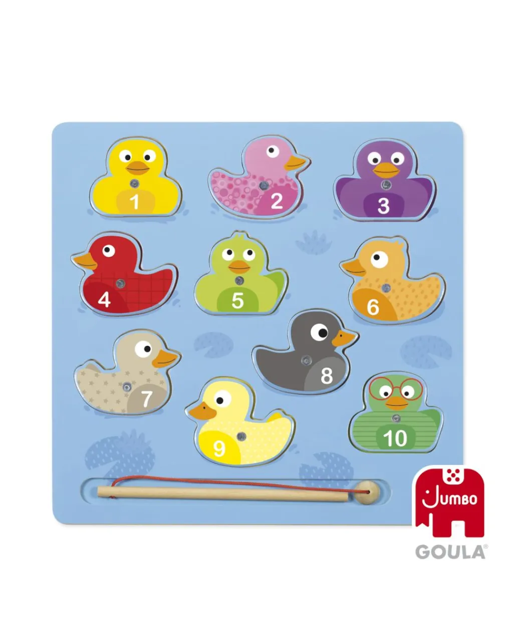 Goula Puzzle Per Bambini-Puzzle In Legno Papere Magnetico -