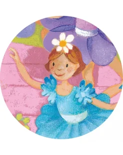 Djeco Giochi Didattici-Puzzle Sagomato 36 Tessere The Ballerina With The Flower -