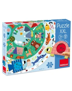 Goula Giochi Primi Mesi-Puzzle Xxl Scopri Gli Animali -
