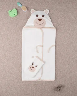 Prenatal Accappatoi Asciugamani E Costumi-Quadrato Spugna Unisex "Orso”