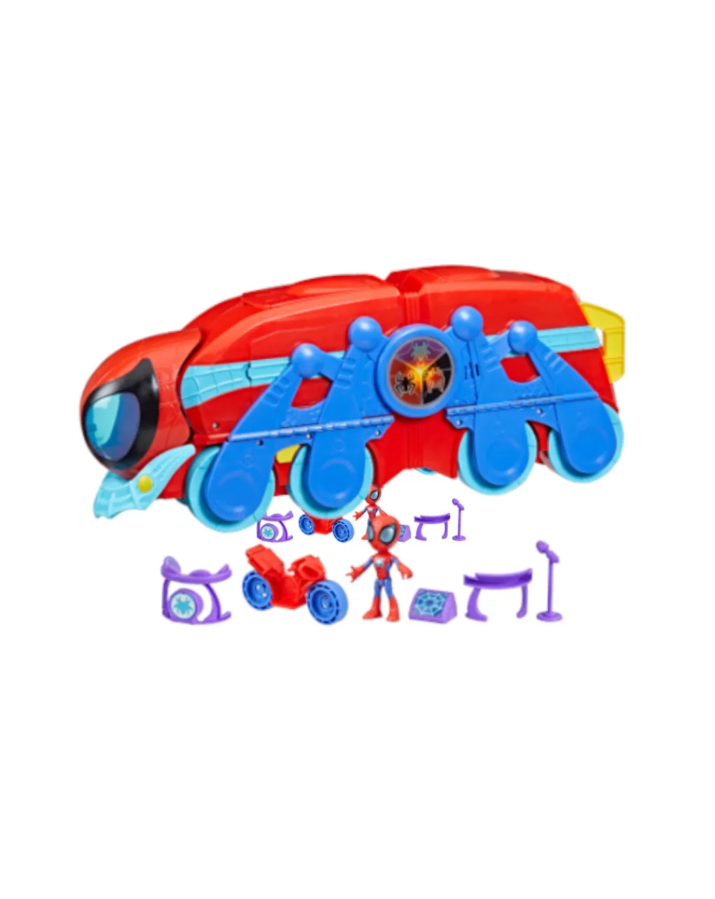 Spidey Bambole Personaggi E Accessori-Quartier Generale Mobile Playset 2In1 - E I Suoi Fantastici Amici