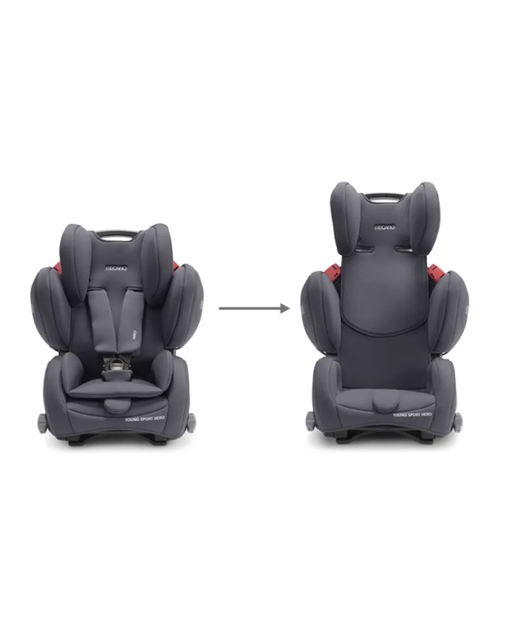 Recaro Gruppo 36 Kg-Young Sport Hero Simply Grey