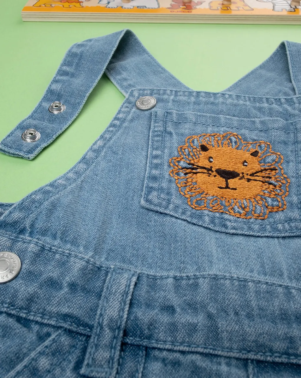 Prenatal Jeans Pantaloni E Salopette-Salopette Bimbo Denim "Jungle”