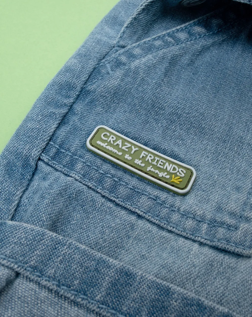 Prenatal Jeans Pantaloni E Salopette-Salopette Bimbo Denim "Jungle”