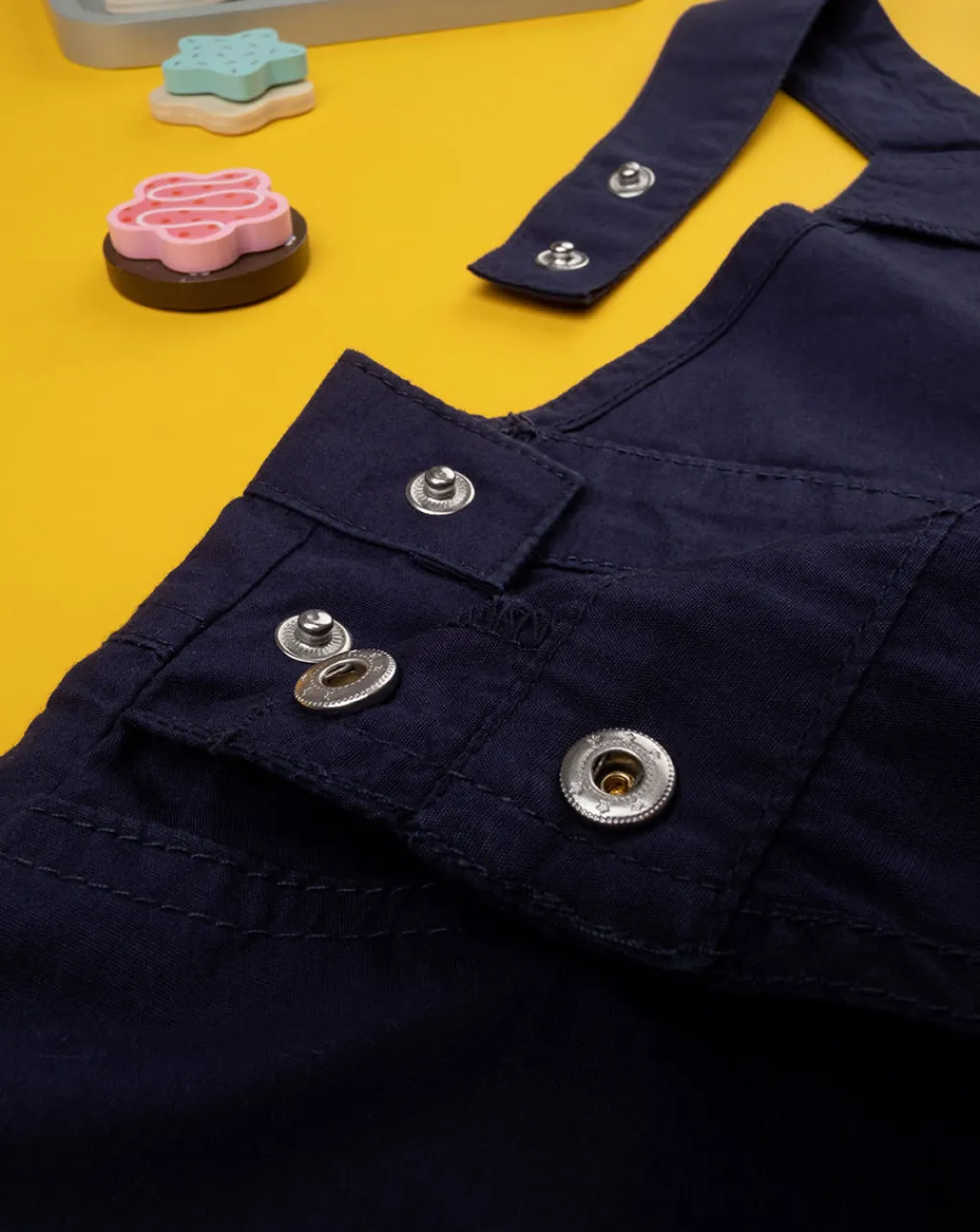 Prenatal Jeans Pantaloni E Salopette-Salopette Bimbo In Popeline Basica