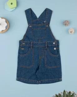 Prenatal Jeans Pantaloni E Salopette-Salopette Chambray Bimba