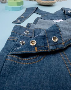 Prenatal Jeans Pantaloni E Salopette-Salopette Chambray Bimba