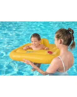 Bestway Secchielli E Giochi Mare-Salvagente Mutandina Quadrato Swim Safe Abc Step A 76X76 Cm -