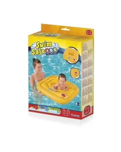 Bestway Secchielli E Giochi Mare-Salvagente Mutandina Quadrato Swim Safe Abc Step A 76X76 Cm -