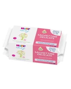 Hipp Baby Salviettine E Traversine-Salviettine Delicate 2×56 Pezzi