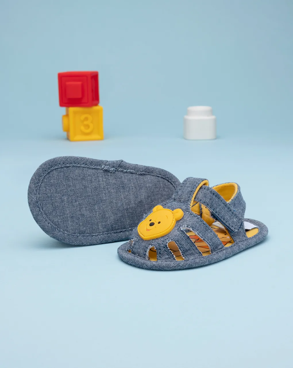 Prenatal Scarpine E Calze-Sandaletti Neonato Winnie The Pooh