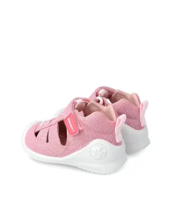 GARVALIN Scarpe-Sandalo Bimba Biomecanics In Tela Rosa