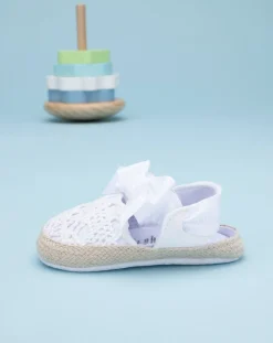 Prenatal Scarpine E Calze-Sandalo Neonata Elegant Bianco