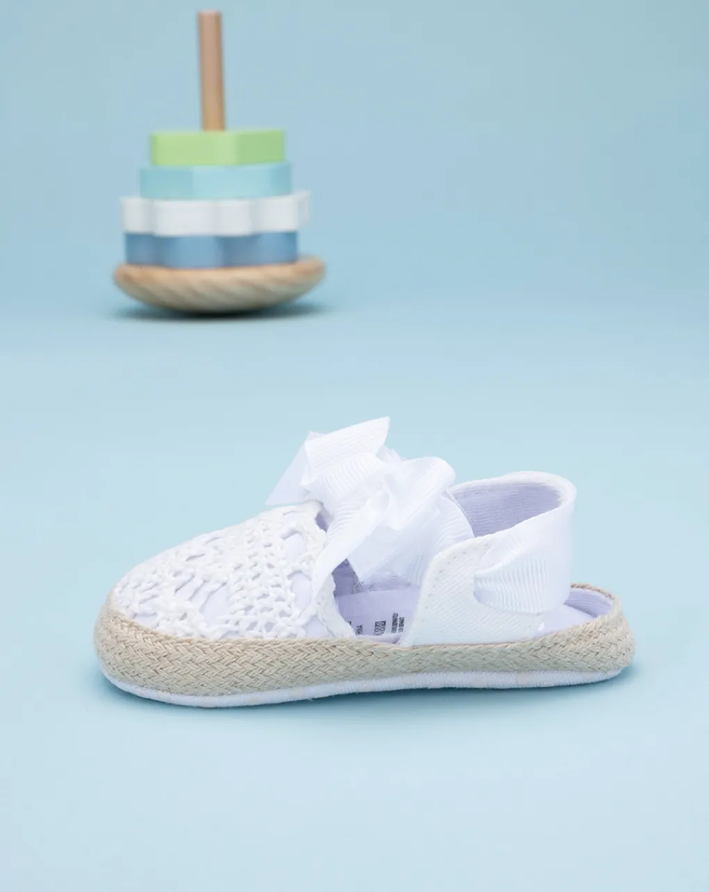 Prenatal Scarpine E Calze-Sandalo Neonata Elegant Bianco